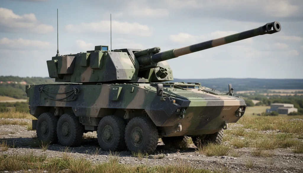 découvrez le rch 155, la nouvelle artillerie allemande de pointe offrant une portée impressionnante de 54 km pour une puissance de feu inégalée.